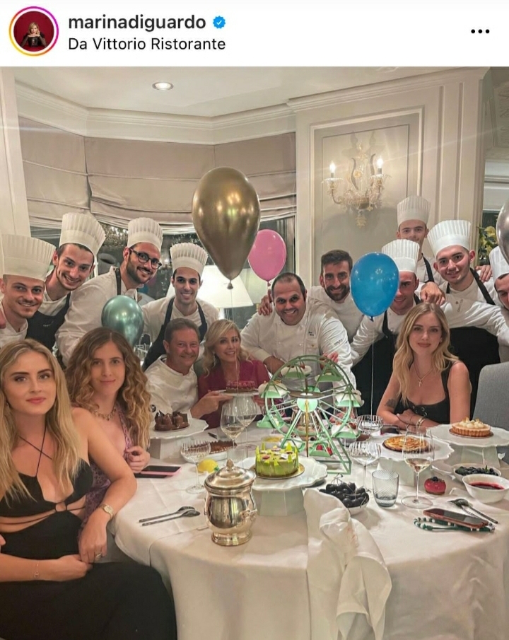 Chiara Ferragni, Cena Da Sogno Al Ristorante Da Vittorio: Il Menù Della ...